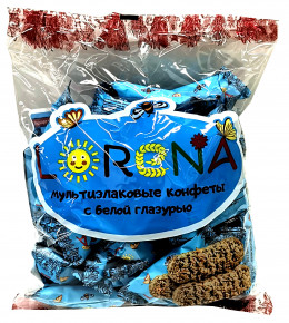 Мультизлаковые конфеты LORENA c белой глазурью 500г